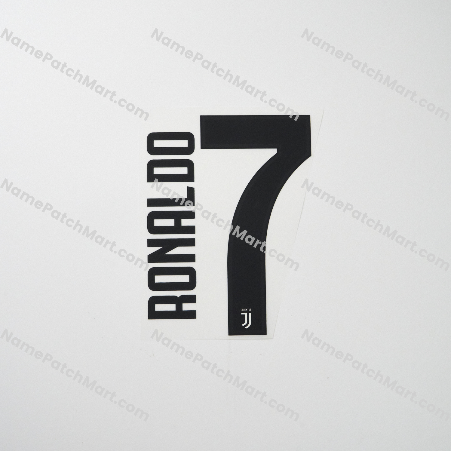 Ronaldo #7 - Juventus 2018-19 Home  | Name Number Set - NamePatchMart.COM