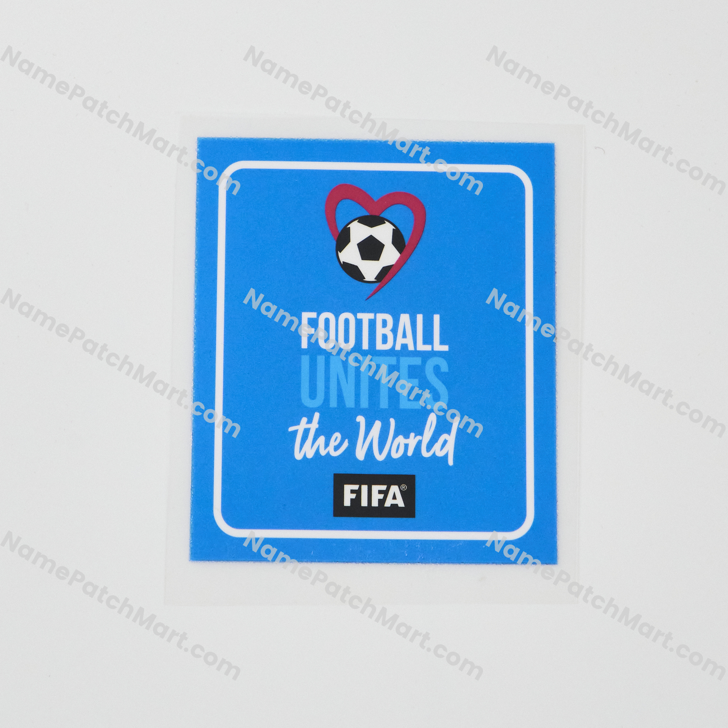 2022 World Cup Football Unites Blue Patch  | Name Number Set - NamePatchMart.COM