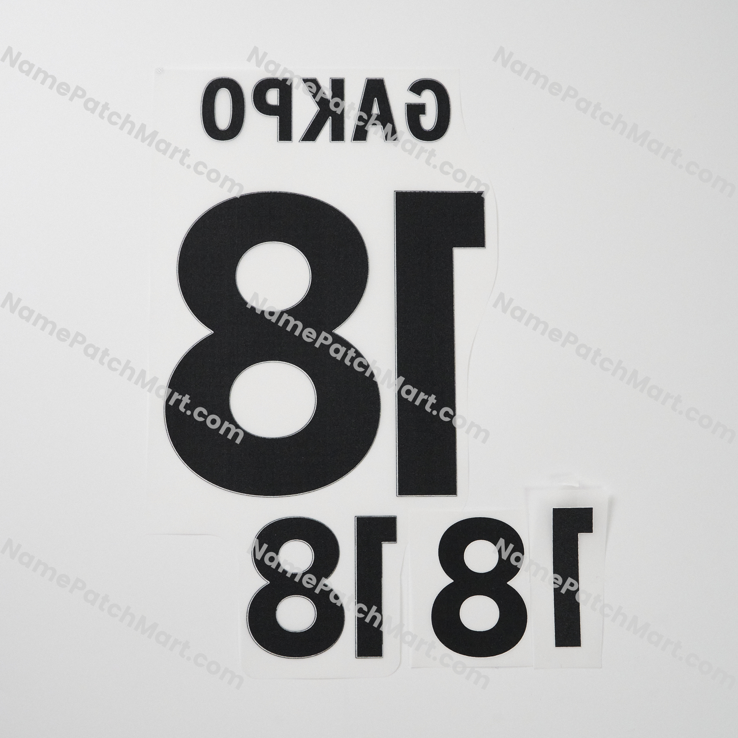 KIDS Gakpo #18 (Premier League) - Liverpool 25-26 Home and Third  | Name Number Set - NamePatchMart.COM