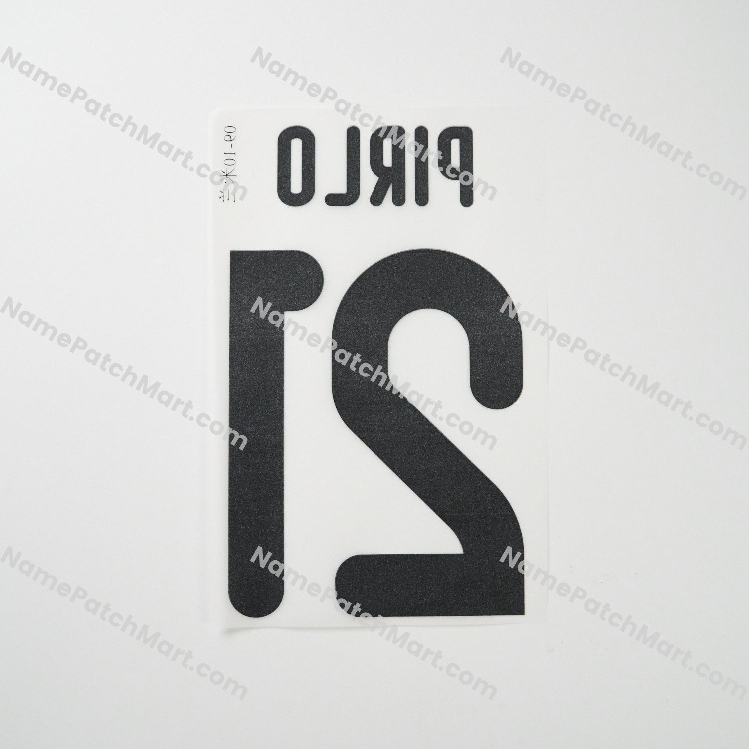 Pirlo #21 - AC Milan 2009-10 Home  | Name Number Set - NamePatchMart.COM