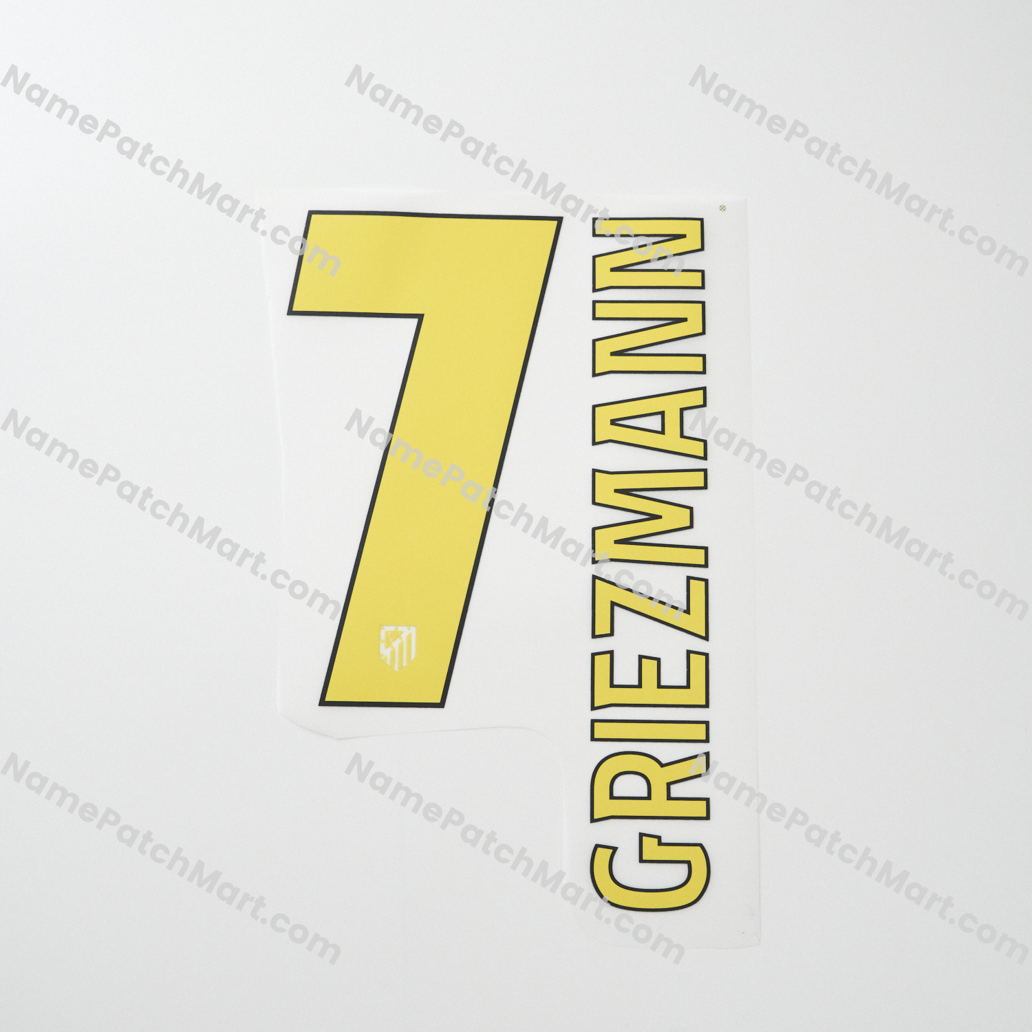 Griezmann #7 (Champions League) - Atletico Madrid 25-26 Away  | Name Number Set - NamePatchMart.COM