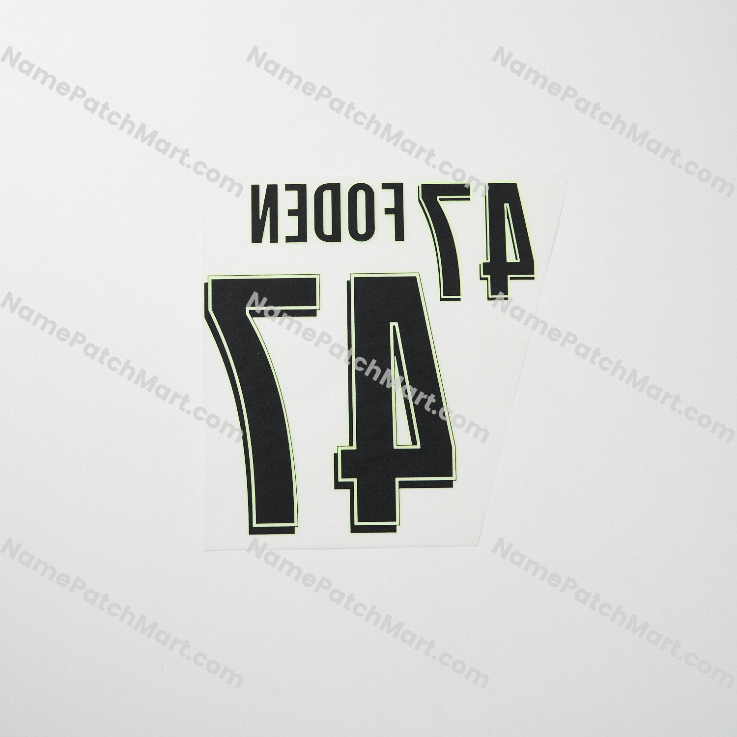 KIDS Foden #47 (Champions League) - Manchester City 25-26  | Name Number Set - NamePatchMart.COM