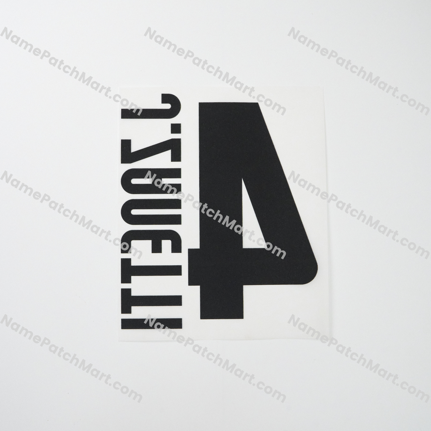 J.Zanetti #4 - Inter Milan 2009-11 Away  | Name Number Set - NamePatchMart.COM