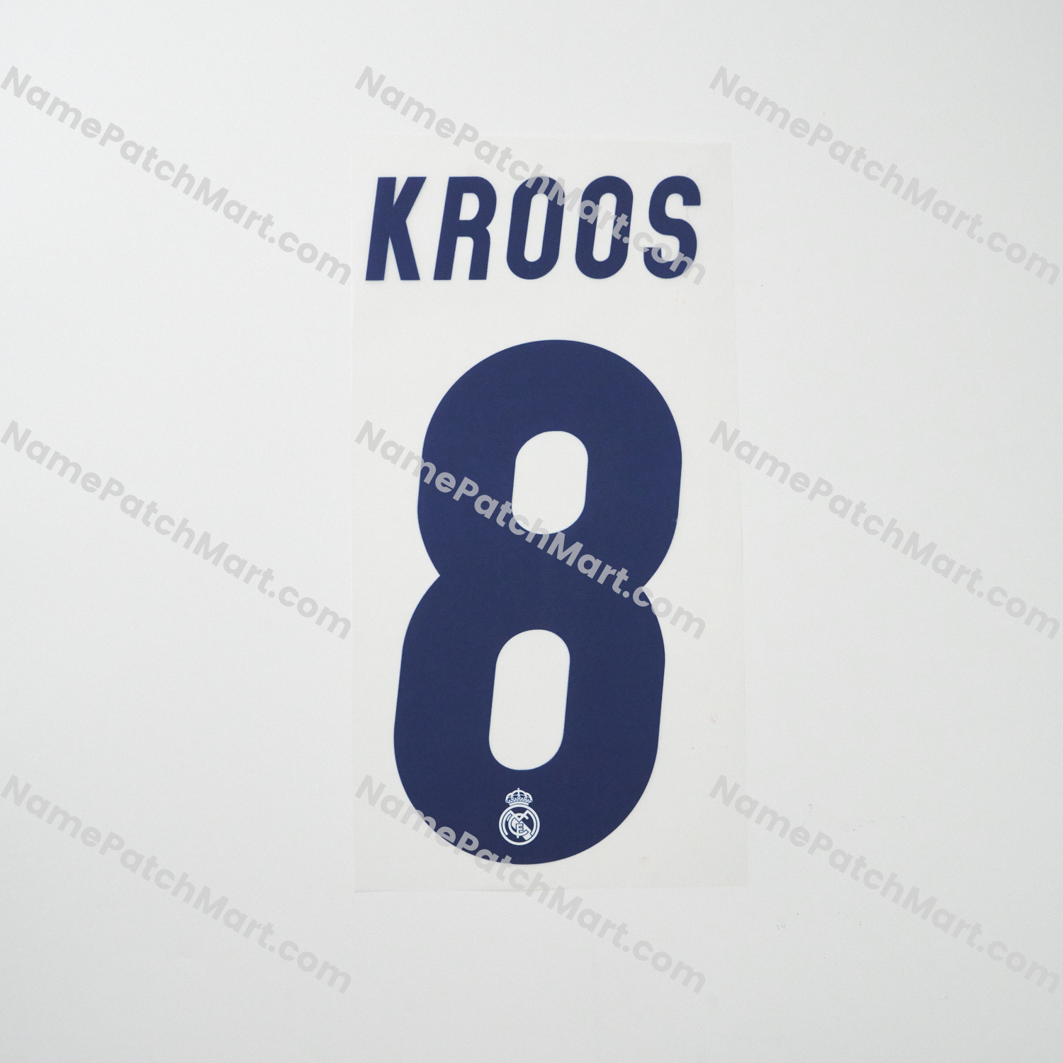 Kroos #8 (Champions League) - Real Madrid 2016-17 Home  | Name Number Set - NamePatchMart.COM