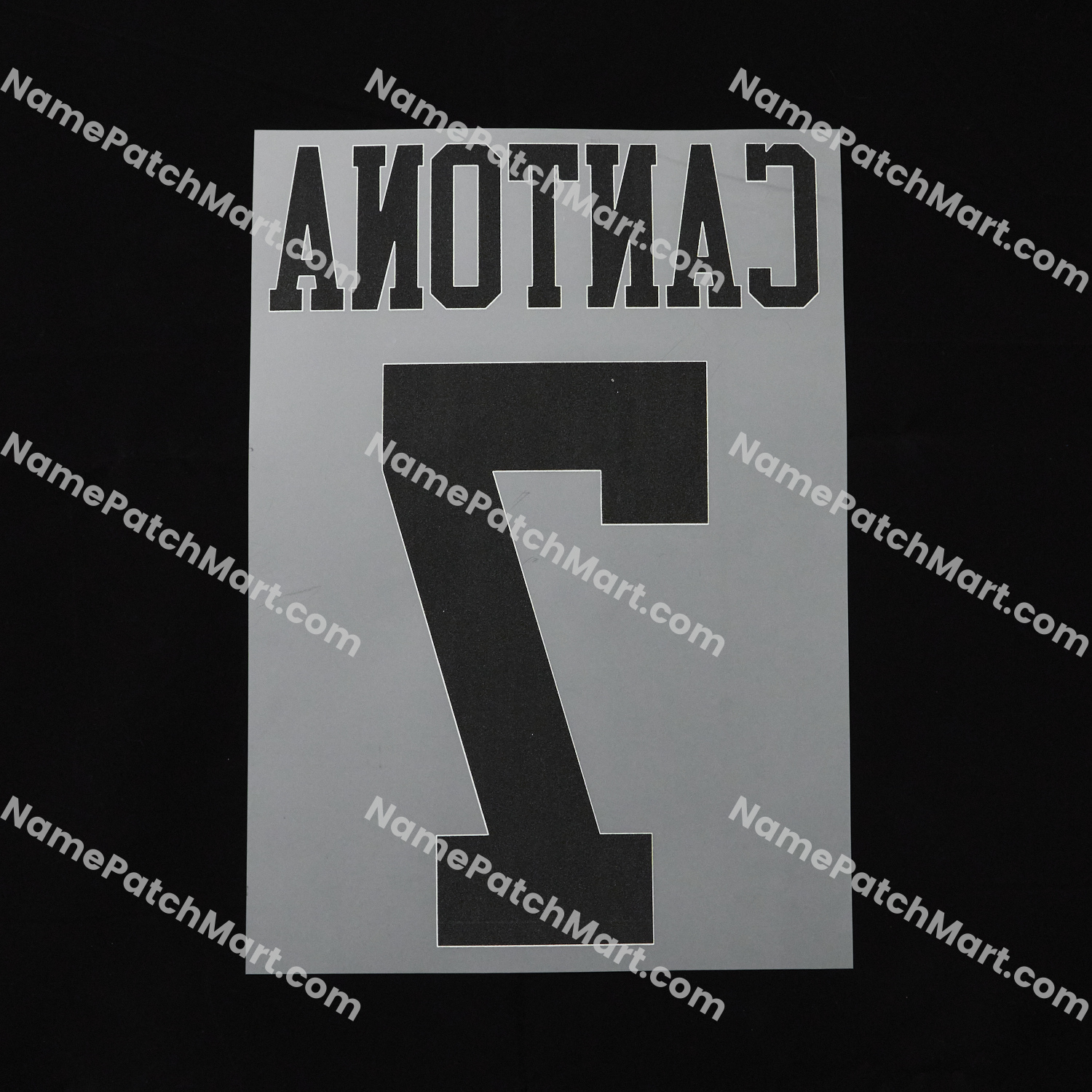 Cantona #7 - Manchester United 1992-94 Home  | Name Number Set - NamePatchMart.COM