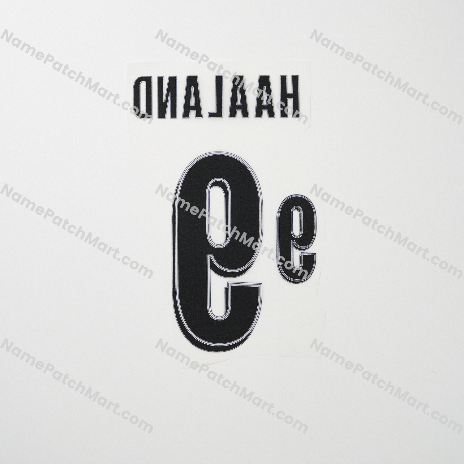 KIDS Haaland #9 (Champions League) - Manchester City 25-26 Home  | Name Number Set - NamePatchMart.COM