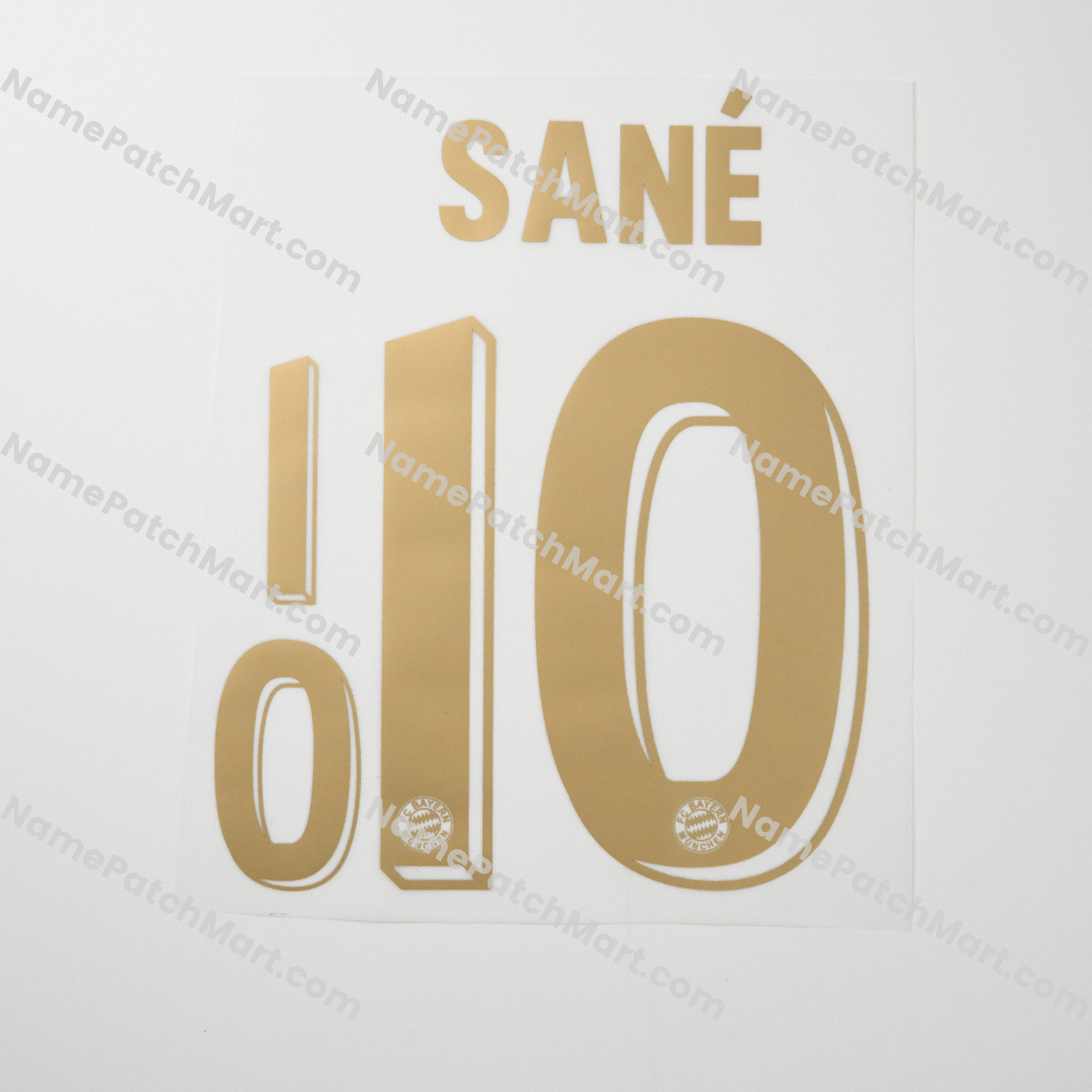 Sané #10 - Bayern Munich 25-26 125th Anniversary (include Shorts Number)  | Name Number Set - NamePatchMart.COM