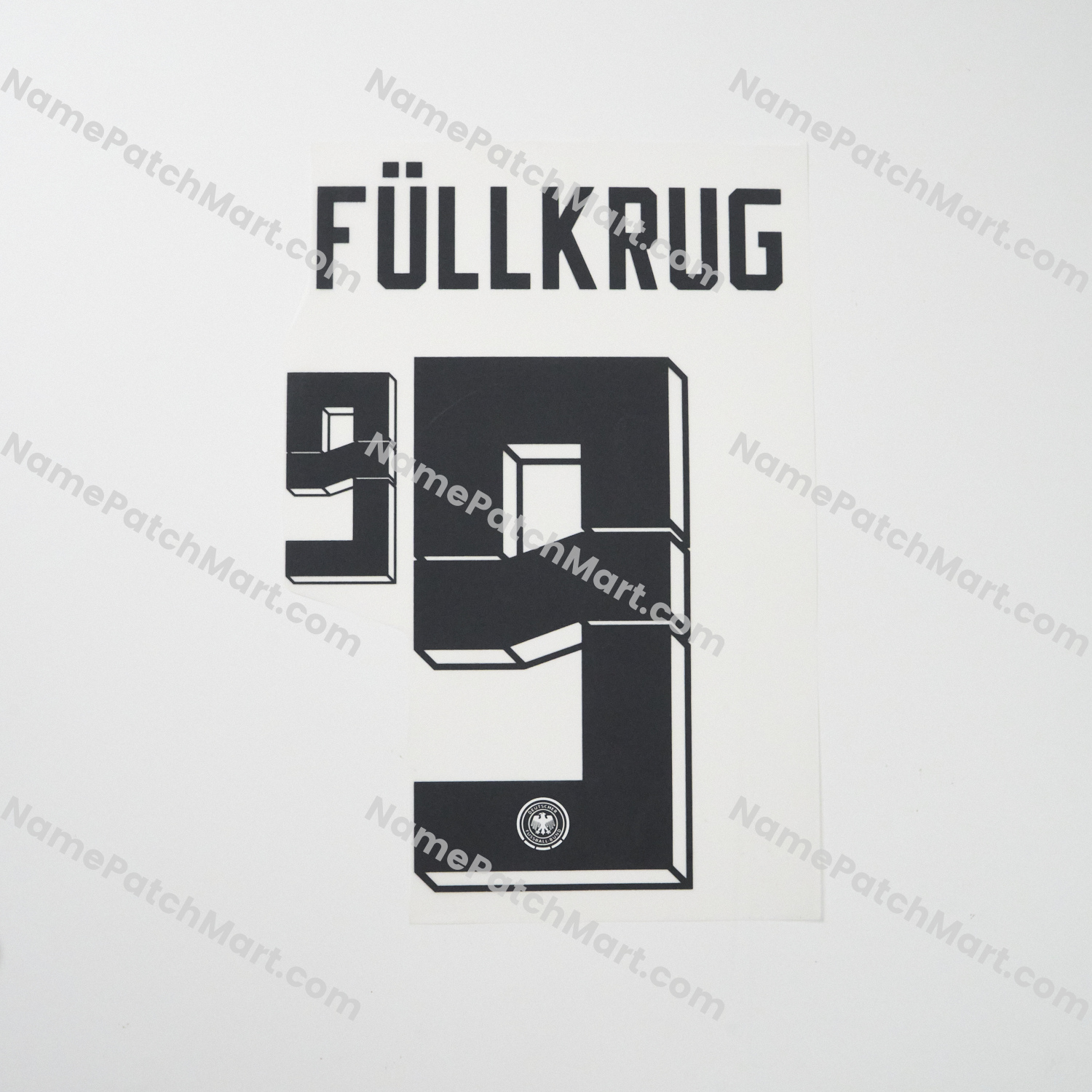 Füllkrug #9 - Germany 2024 Home  | Name Number Set - NamePatchMart.COM