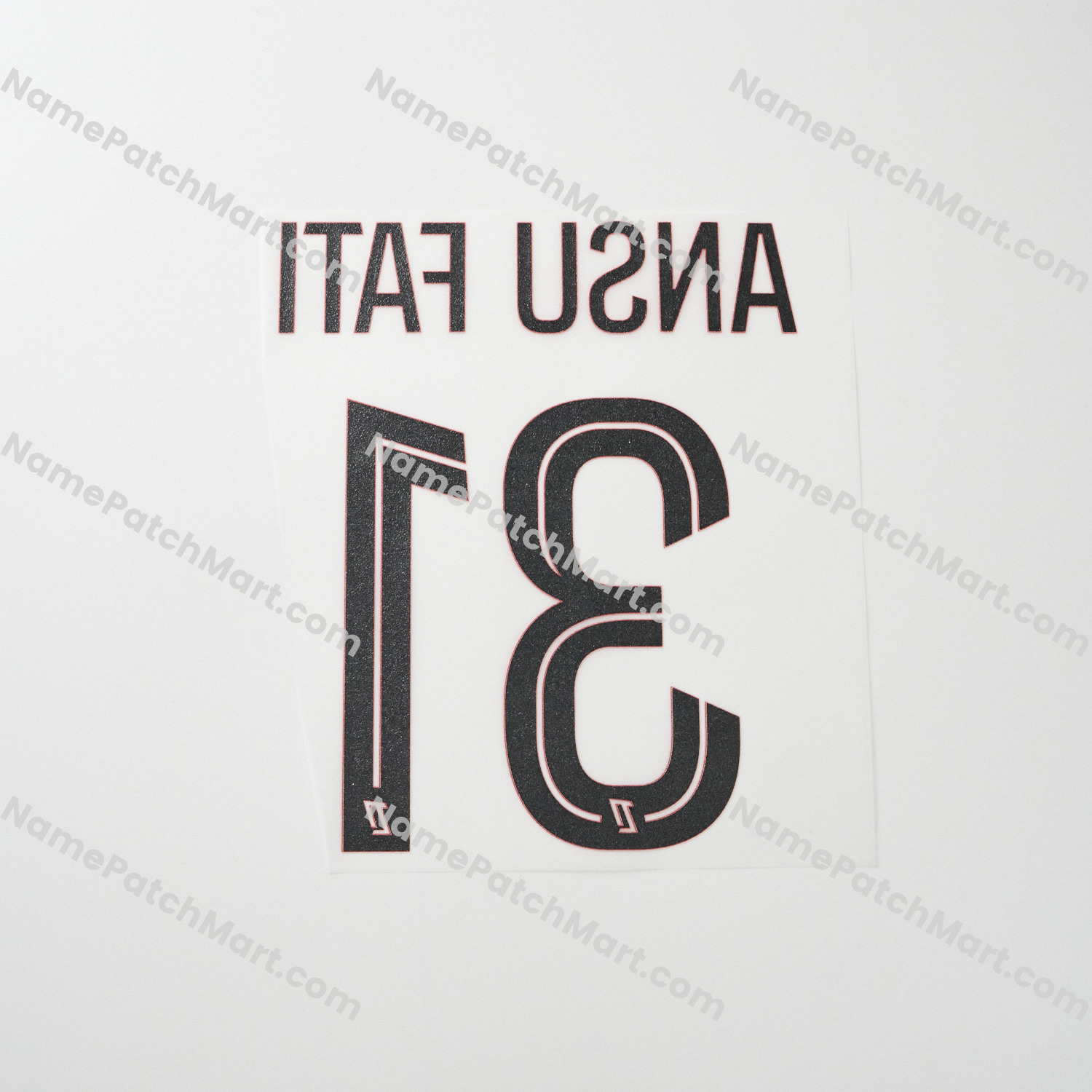 Ansu Fati #31 (Ligue 1) - AS Monaco 25-26 Home  | Name Number Set - NamePatchMart.COM