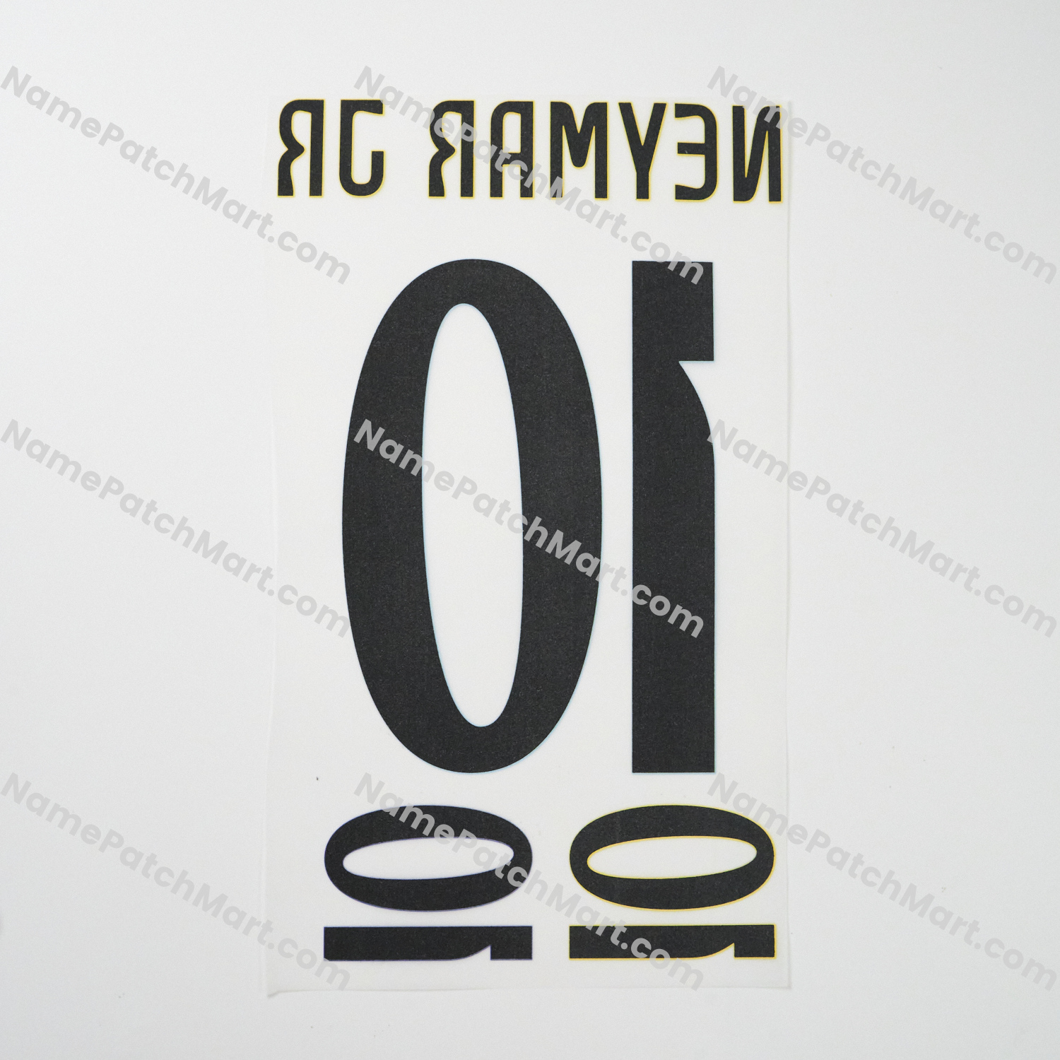 Neymar Jr #10 - Brazil 2022 Away  | Name Number Set - NamePatchMart.COM