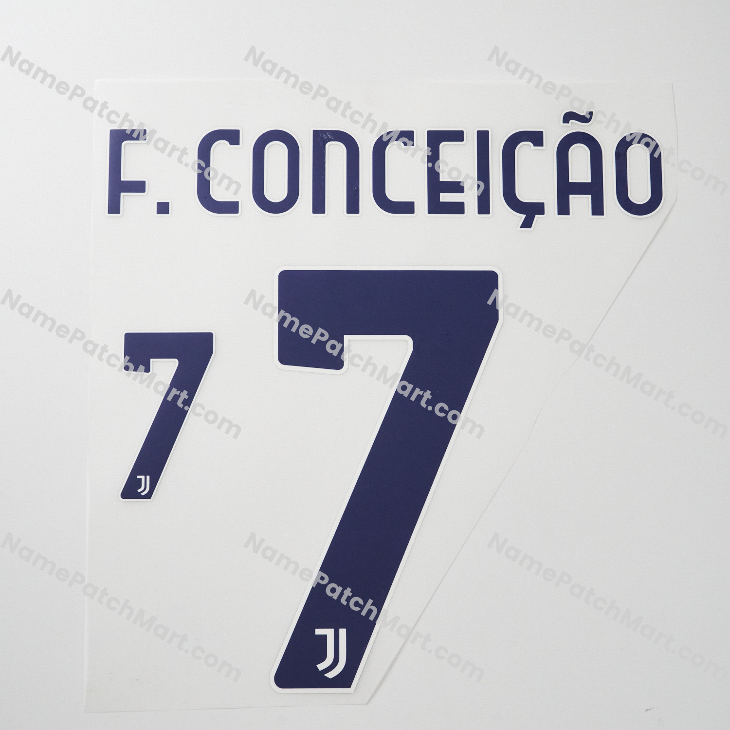 F. Conceição #7 - Juventus 25-26 Away  | Name Number Set - NamePatchMart.COM