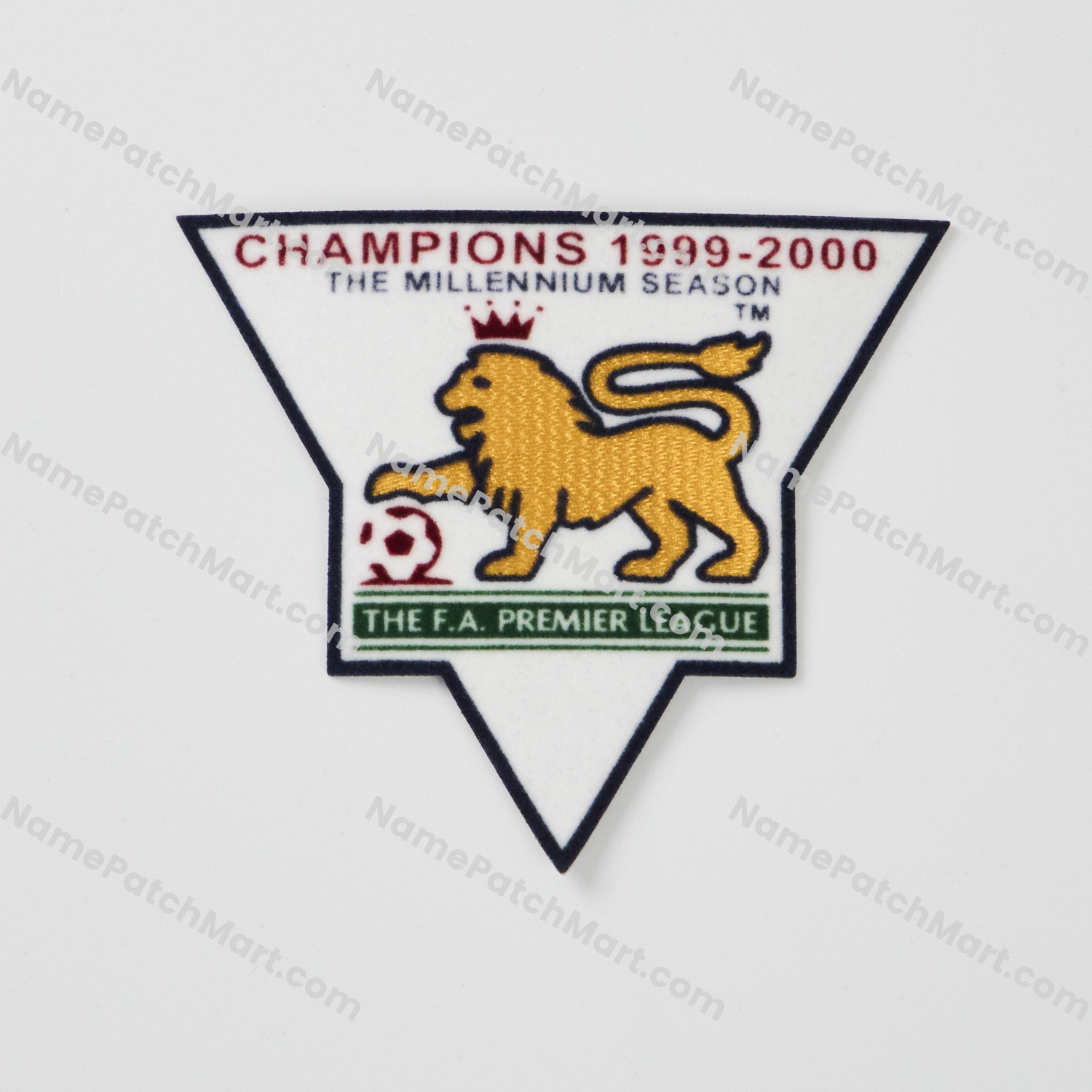 Retro 2000-01 Premier League Champions Patch (1999-00 Winner)  | Name Number Set - NamePatchMart.COM