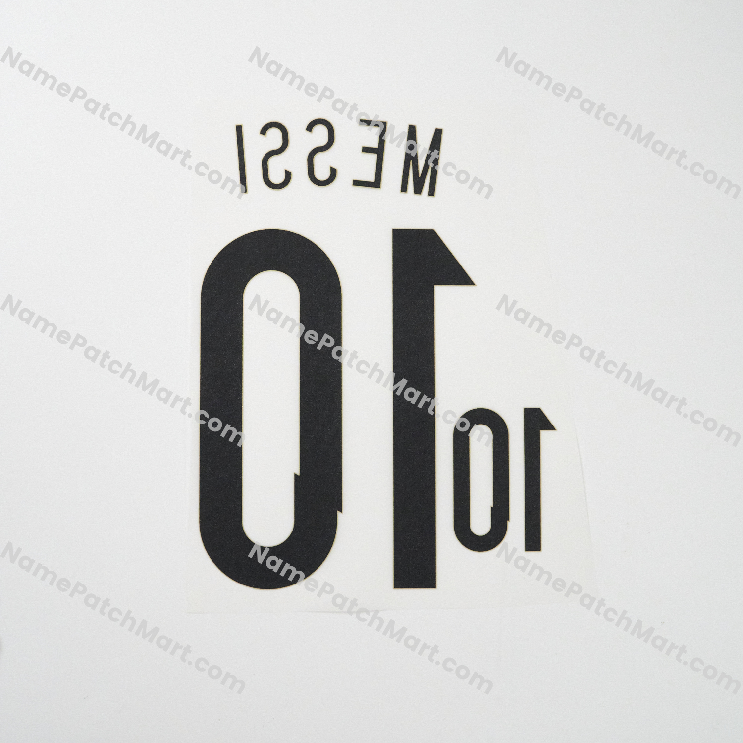 Messi #10 - Argentina 2014 Away  | Name Number Set - NamePatchMart.COM
