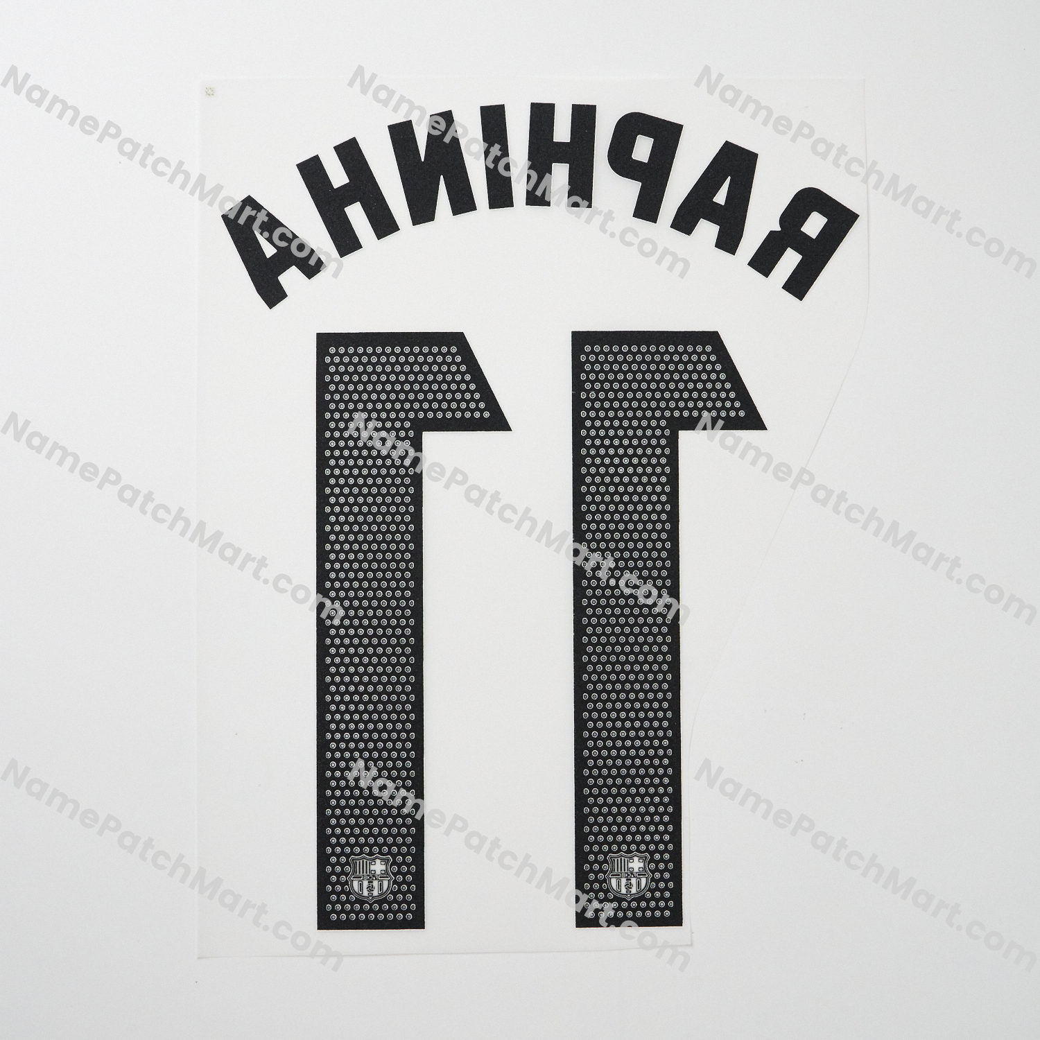 Raphinha #11 (La Liga) - Barcelona 25-26 Away  | Name Number Set - NamePatchMart.COM