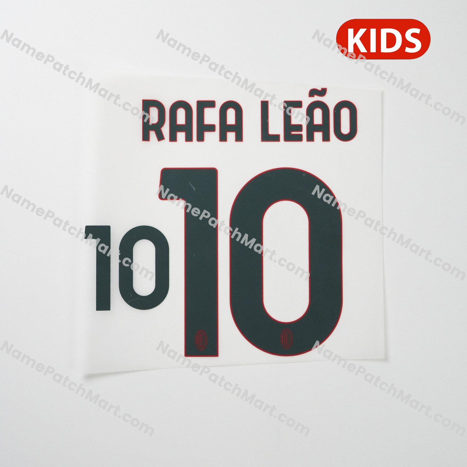 KIDS Rafa Leão #10 - AC Milan 25-26 Third  | Name Number Set - NamePatchMart.COM