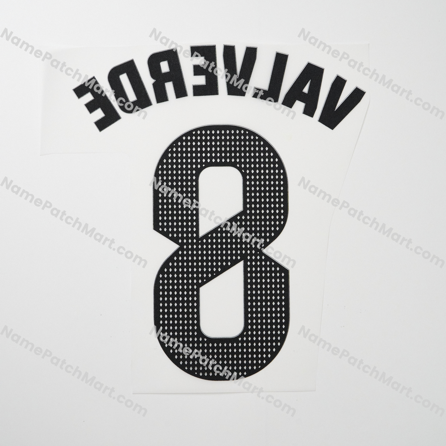 Valverde #8 (La Liga) - Real Madrid 25-26 Away  | Name Number Set - NamePatchMart.COM