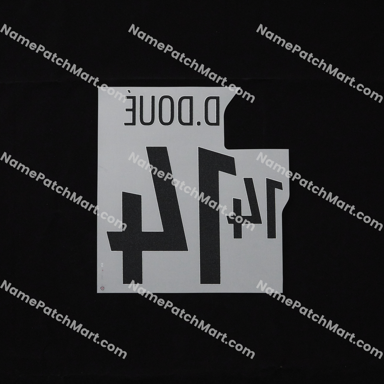 KIDS D. Doué #14 (Champions League) - Paris Saint-Germain PSG 25-26 Home  | Name Number Set - NamePatchMart.COM