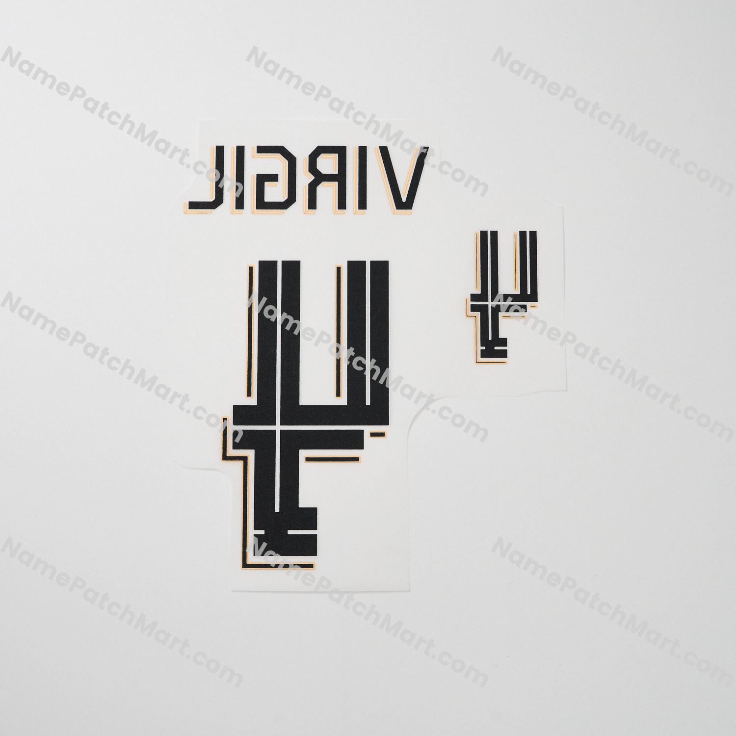 KIDS Virgil #4 (Champions League) - Liverpool 25-26 Home  | Name Number Set - NamePatchMart.COM