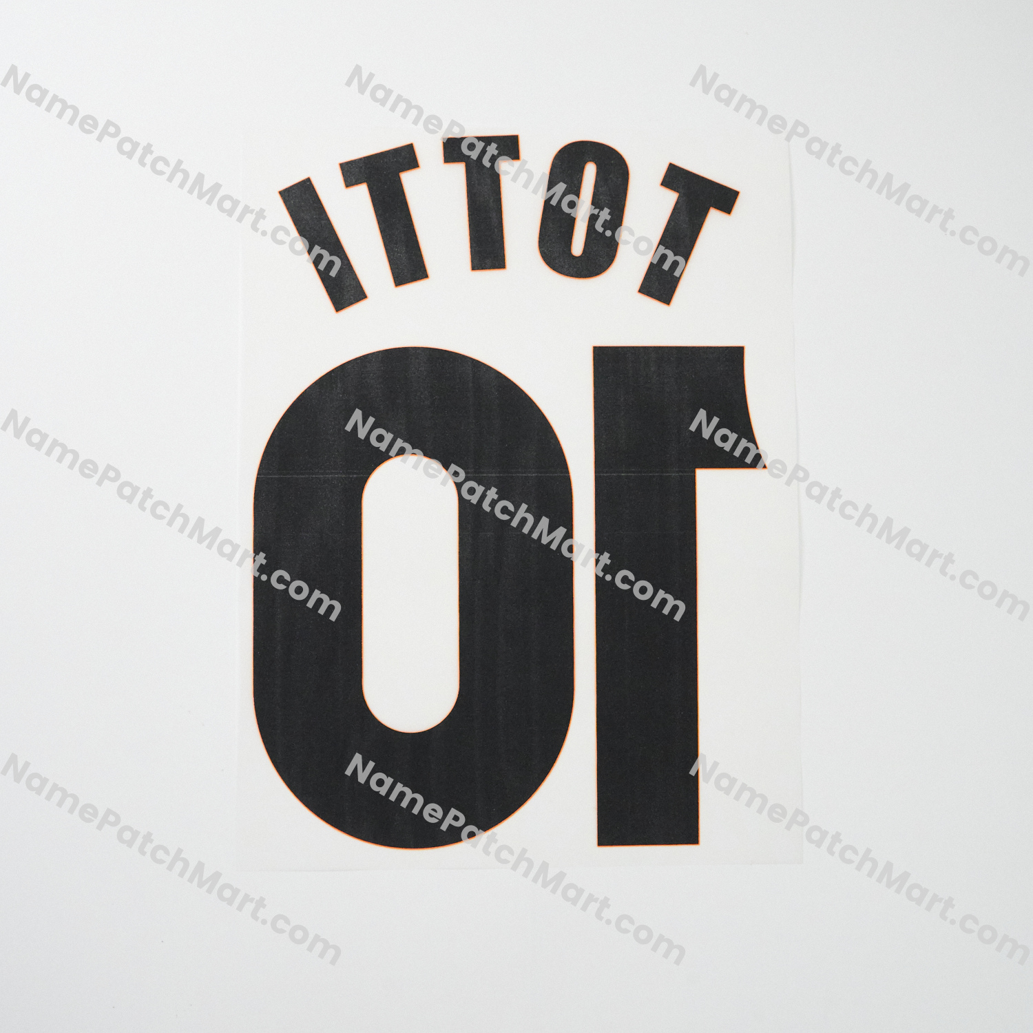 Totti #10 - Roma 1998-00 Home  | Name Number Set - NamePatchMart.COM