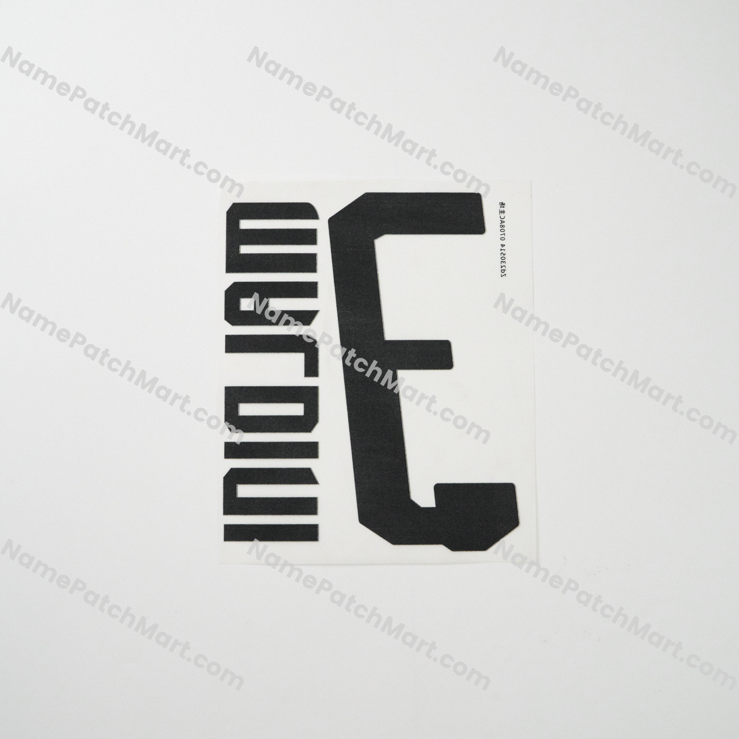 Maldini #3 - AC Milan 2007-08 Home  | Name Number Set - NamePatchMart.COM