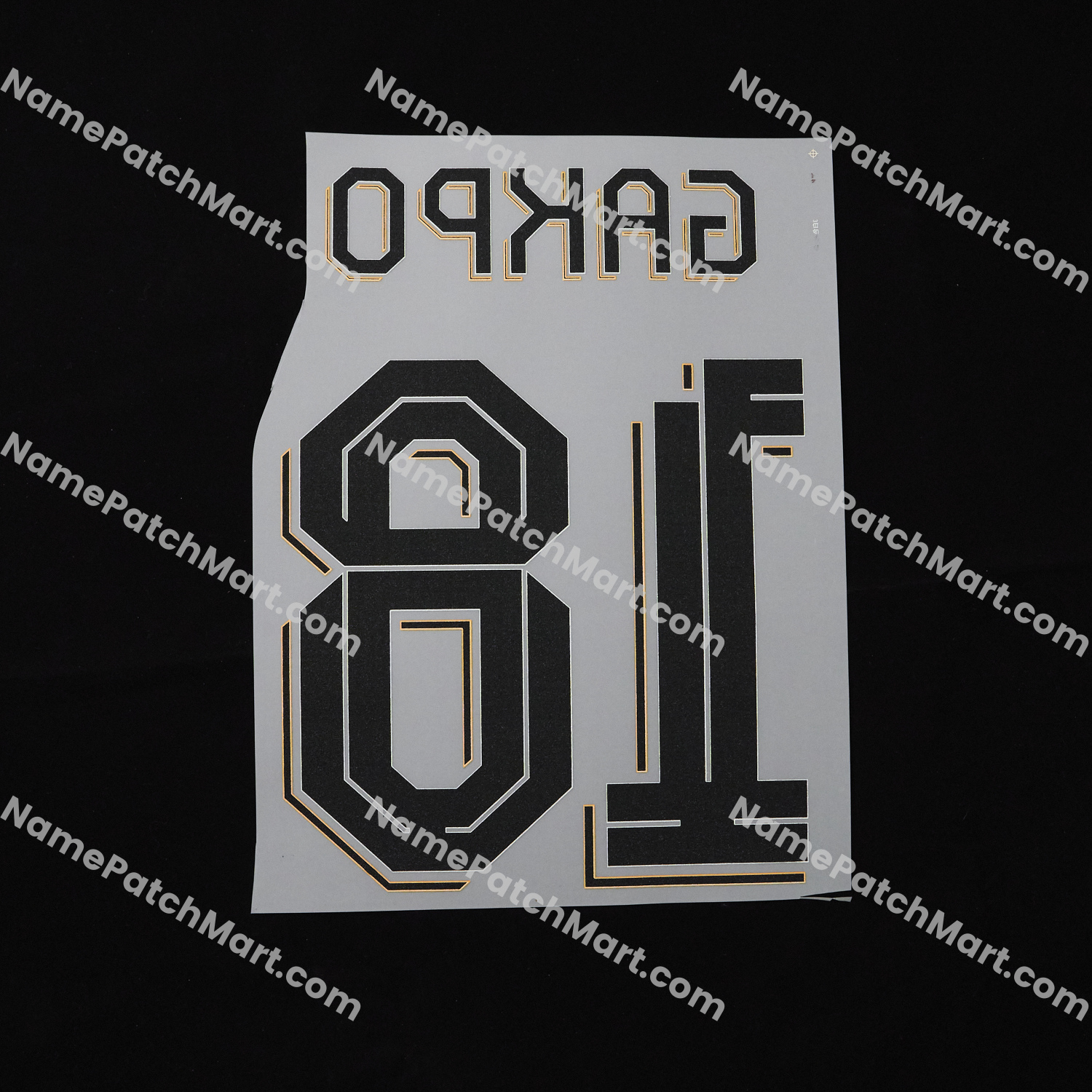Gakpo #18 (Champions League) - Liverpool 25-26 Home  | Name Number Set - NamePatchMart.COM