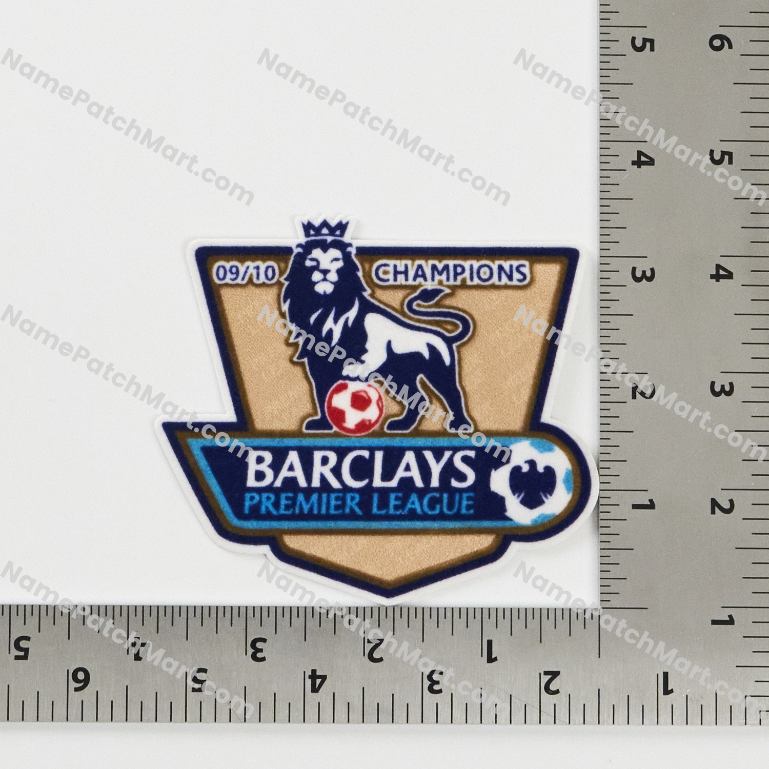 Retro 2010-11 Premier League Champions Patch (2009-10 Winner)  | Name Number Set - NamePatchMart.COM