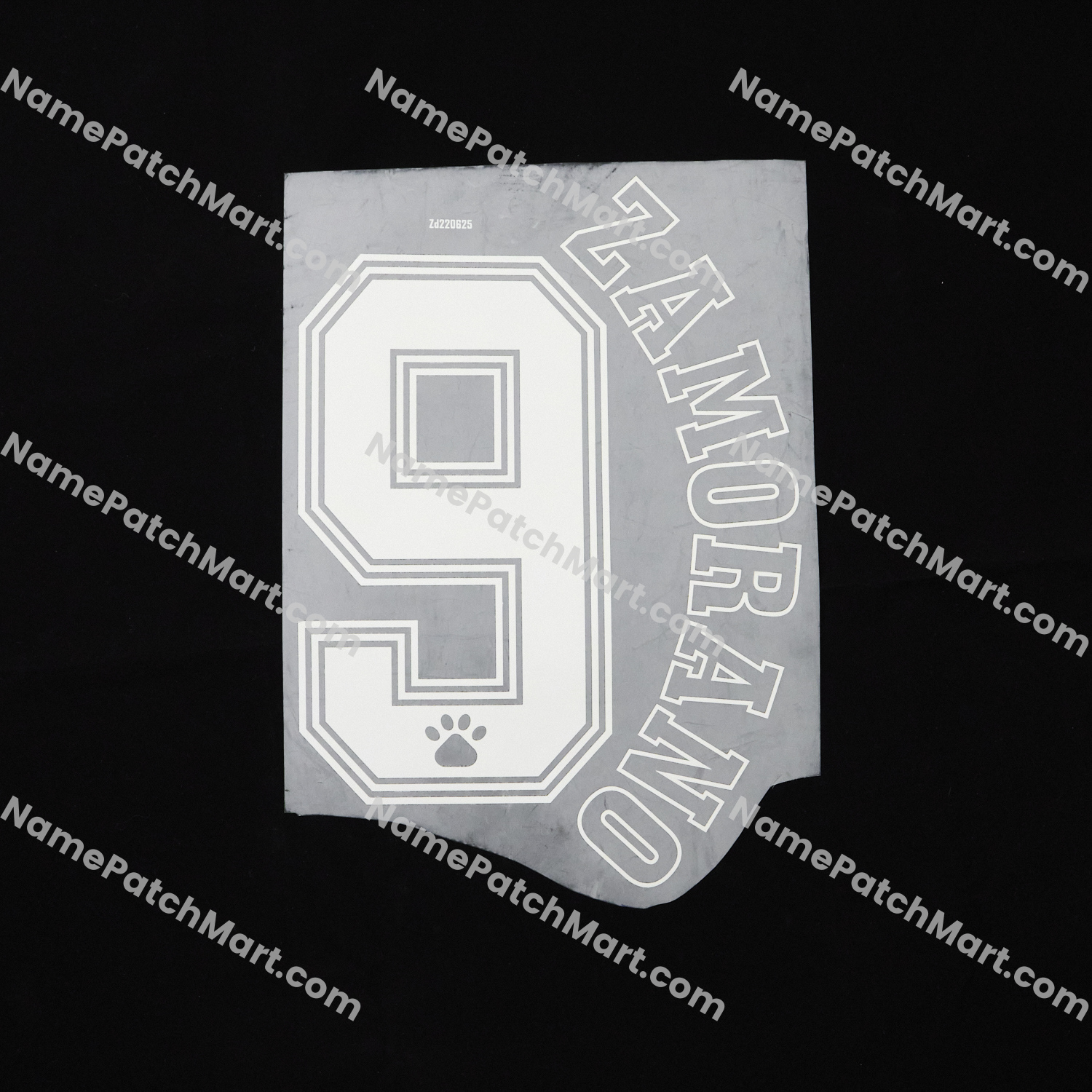 Zamorano #9 - Retro Real Madrid 1995-96 Away  | Name Number Set - NamePatchMart.COM