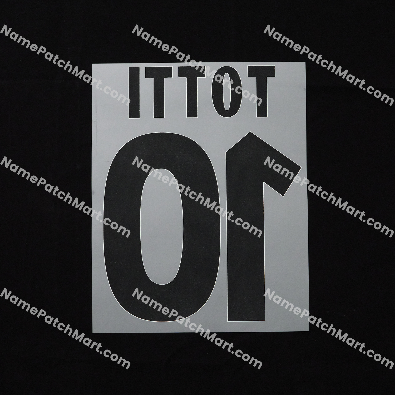 Totti #10 - AS Roma 2000-02 Home  | Name Number Set - NamePatchMart.COM
