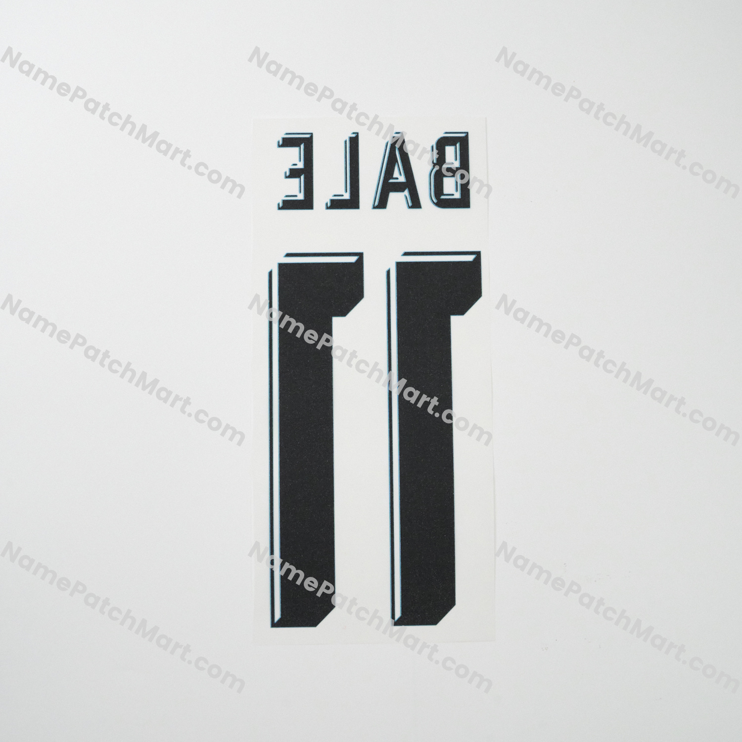 Bale #11 (Champions League) - Real Madrid 2017-18 Home  | Name Number Set - NamePatchMart.COM