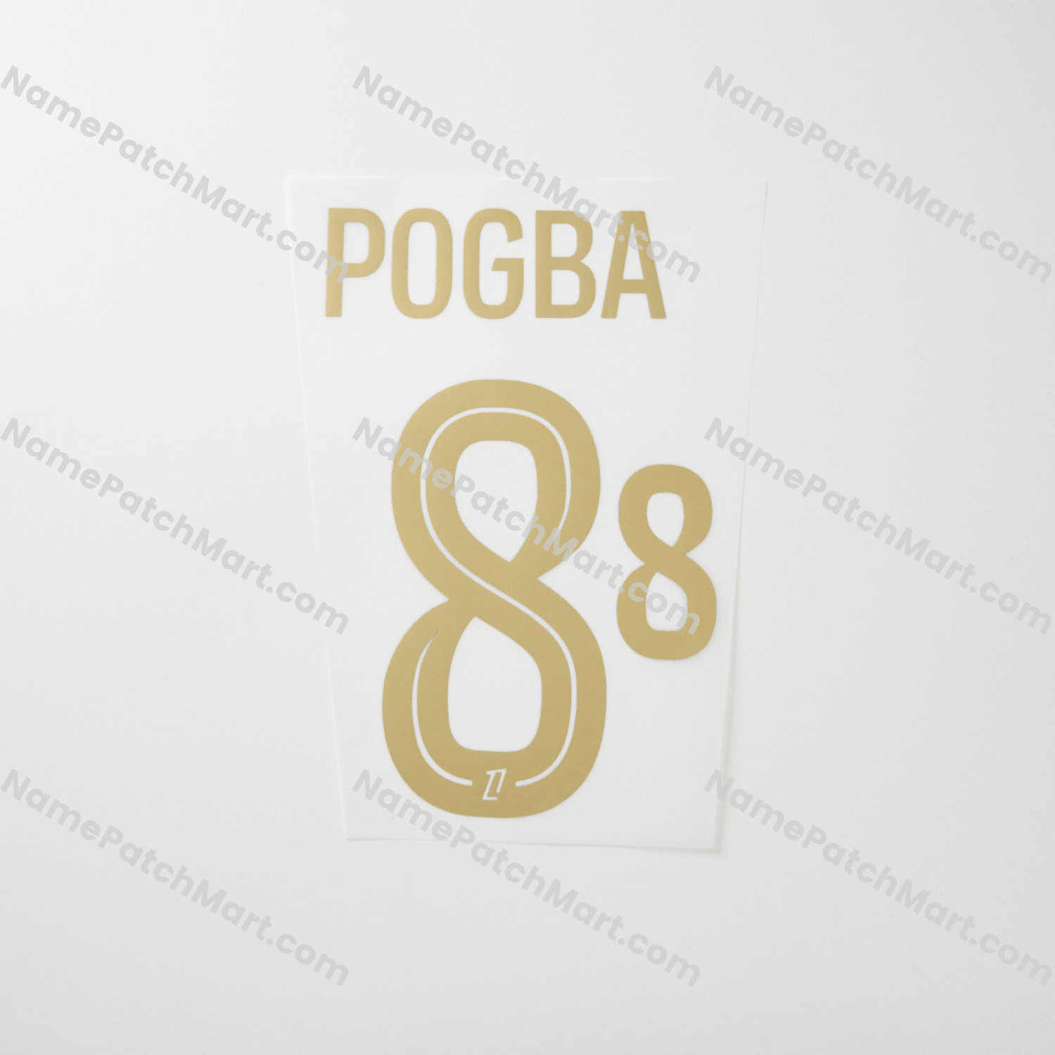 Pogba #8 (Ligue 1) - AS Monaco 25-26 Away  | Name Number Set - NamePatchMart.COM