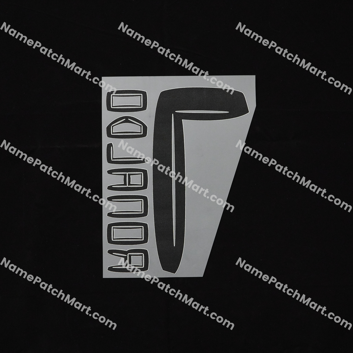 Ronaldo #7 (Champions League) - Real Madrid 2010-11 Away  | Name Number Set - NamePatchMart.COM