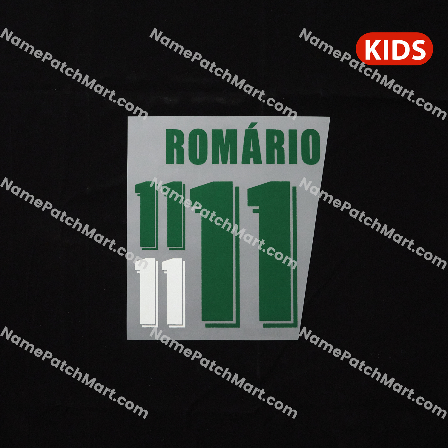 KIDS Romário #11 - Brazil 1994 Home  | Name Number Set - NamePatchMart.COM
