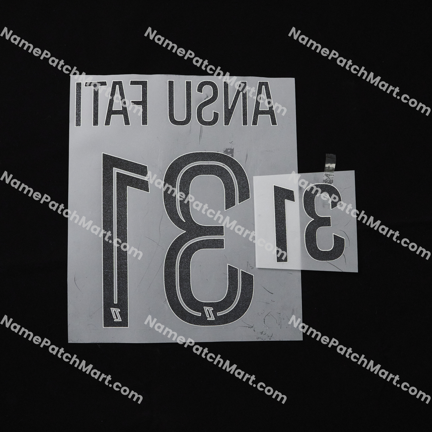 Ansu Fati #31 (Ligue 1) - AS Monaco 25-26 Third  | Name Number Set - NamePatchMart.COM