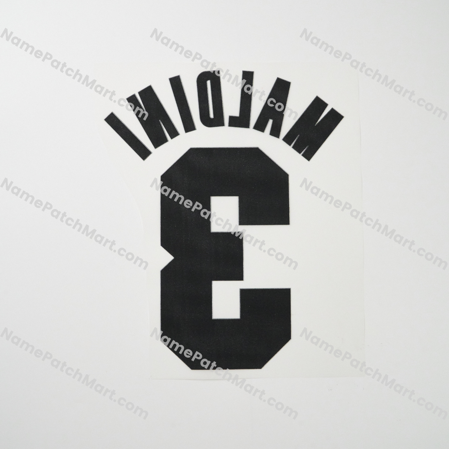 Maldini #3 - AC Milan 1998-00 Home  | Name Number Set - NamePatchMart.COM