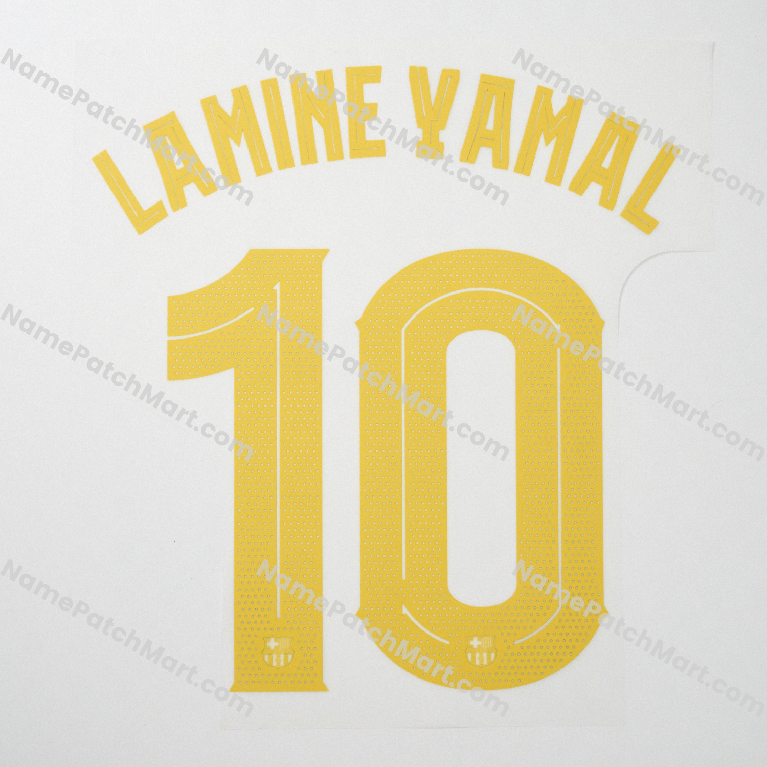 Lamine Yamal #10 (Champions League) - Barcelona 25-26 Home  | Name Number Set - NamePatchMart.COM