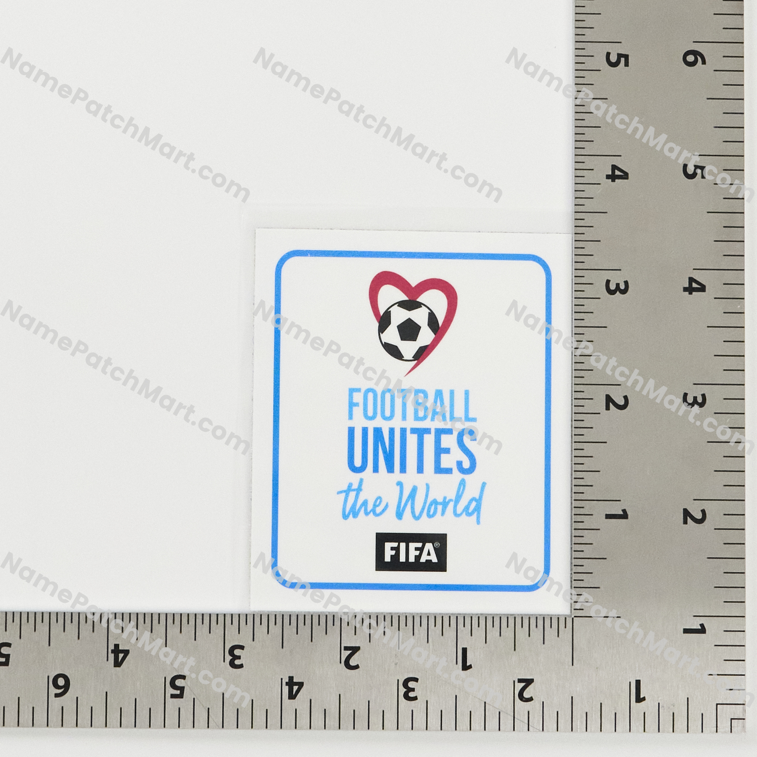 2022 World Cup Football Unites White Patch  | Name Number Set - NamePatchMart.COM