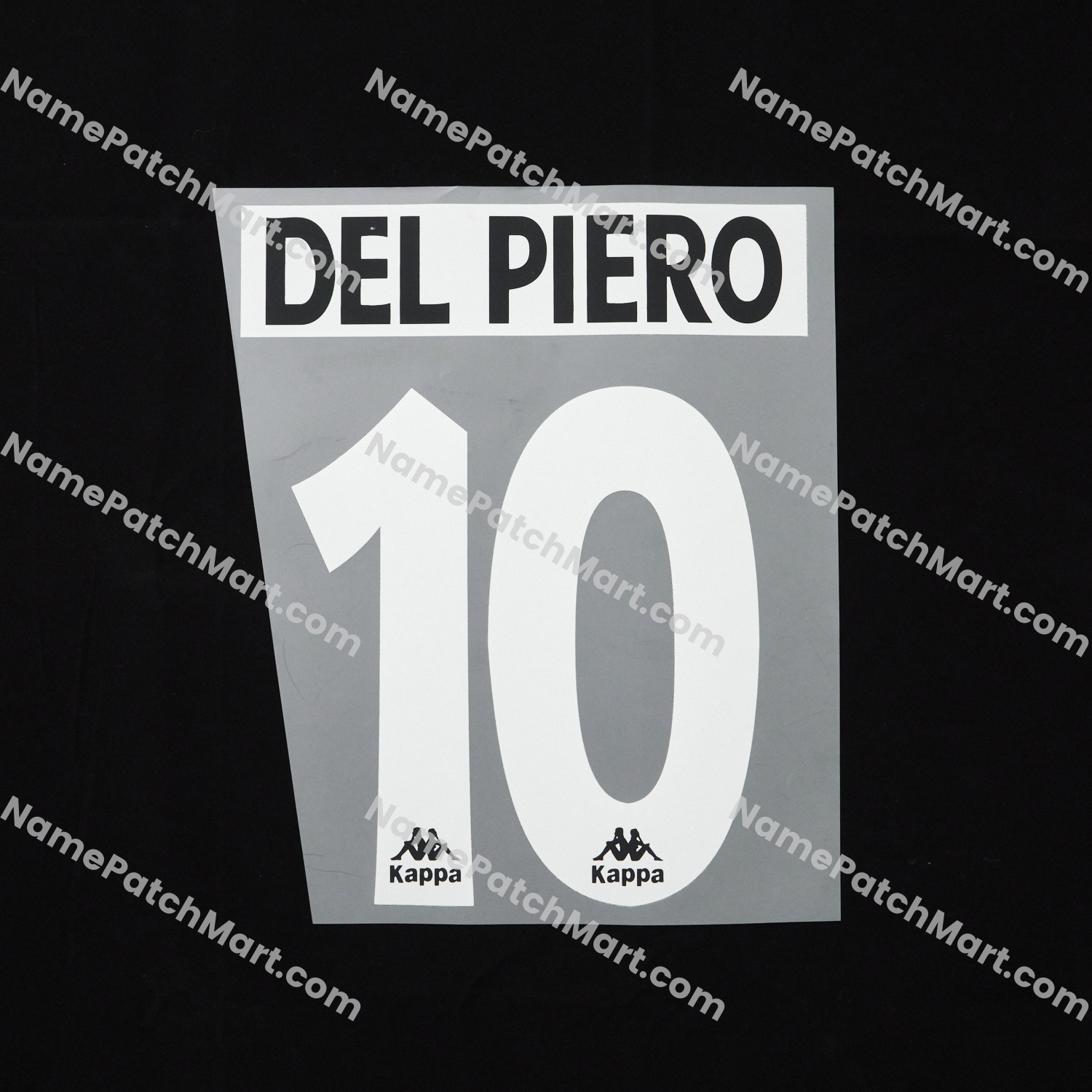 Del Piero #10 - Juventus 1995-97 Home  | Name Number Set - NamePatchMart.COM