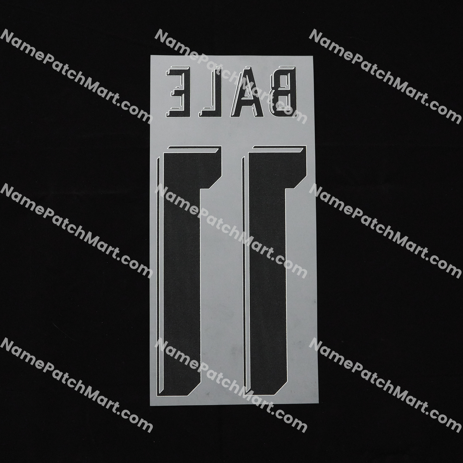 Bale #11 (Champions League) - Real Madrid 2017-18 Away  | Name Number Set - NamePatchMart.COM