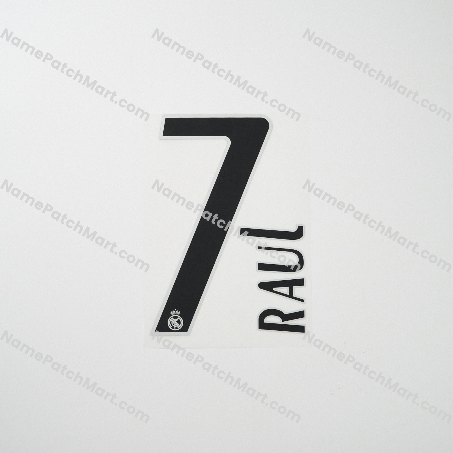 Raúl #7 - Real Madrid 2005-06 Home and Third  | Name Number Set - NamePatchMart.COM