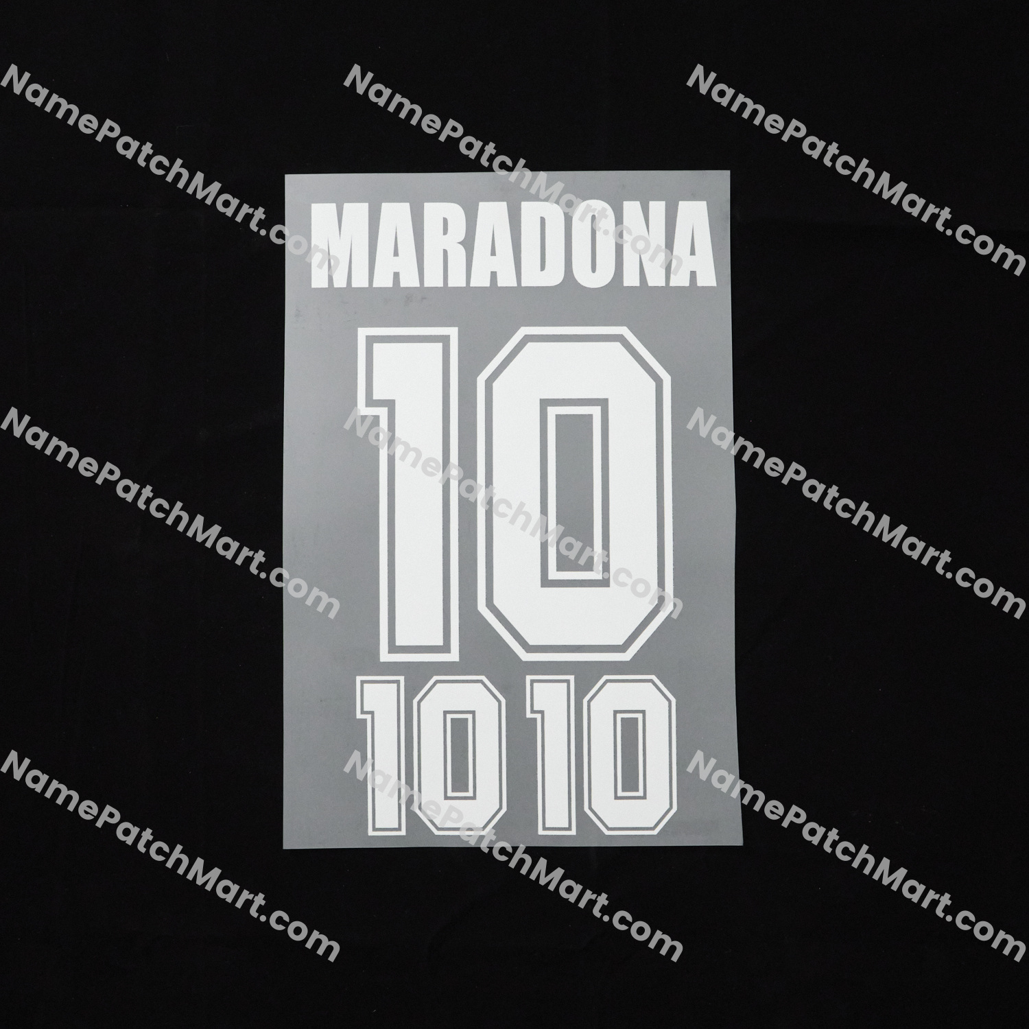 Maradona #10 - Argentina 1986 Home  | Name Number Set - NamePatchMart.COM