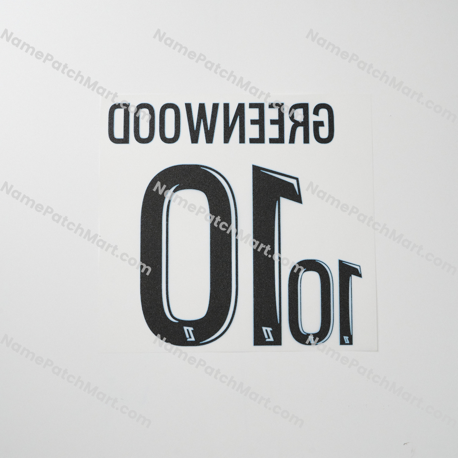 Greenwood #10 (Ligue 1) - Marseille25-26Home KIDS  | Name Number Set - NamePatchMart.COM