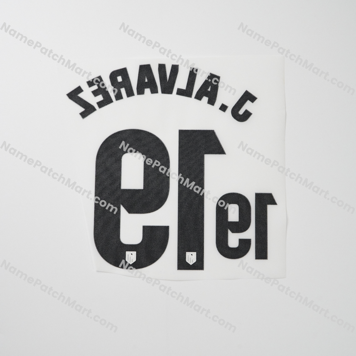 KIDS J. Álvarez #19 - Atletico Madrid 25-26 Third  | Name Number Set - NamePatchMart.COM