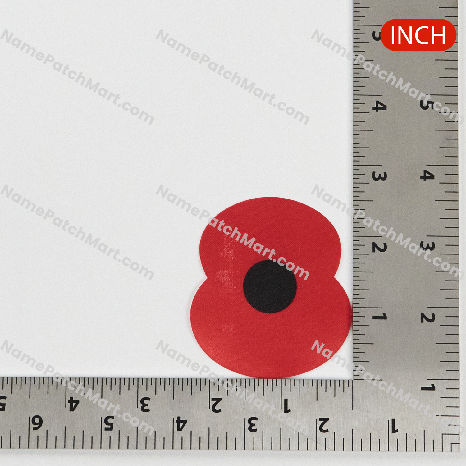 EPL Red Poppy Patch  | Name Number Set - NamePatchMart.COM