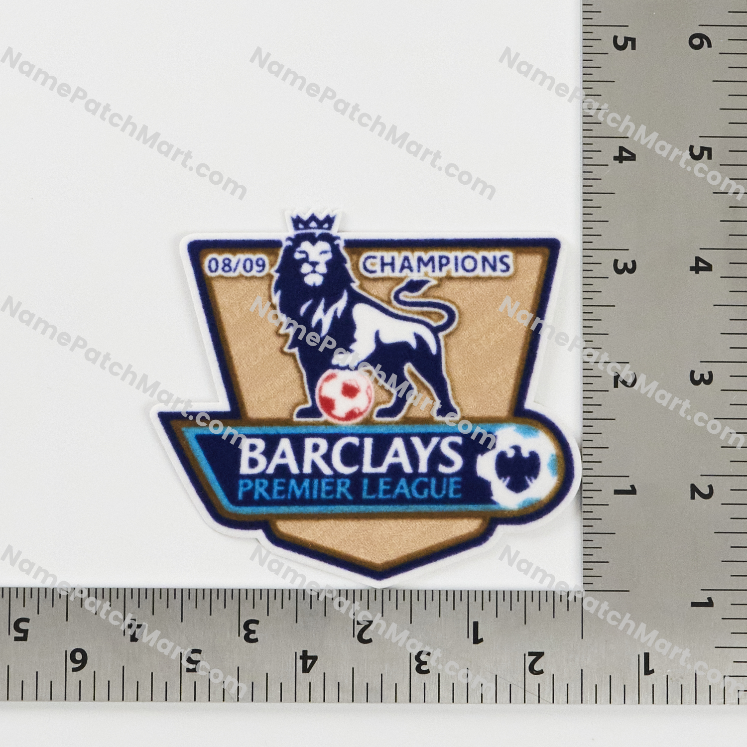 Retro 2009-10 Premier League Champions Patch (2008-09 Winner)  | Name Number Set - NamePatchMart.COM