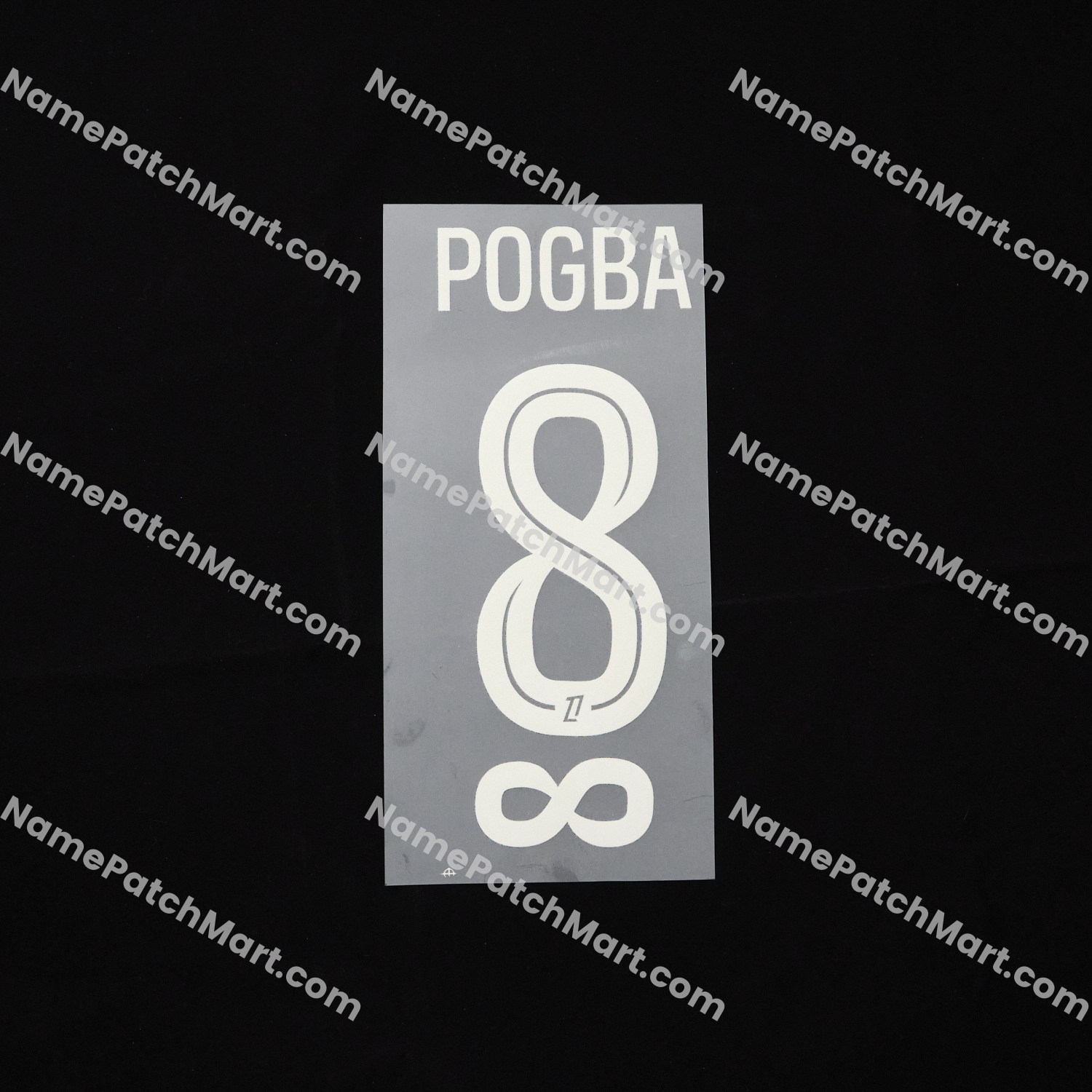 Pogba #8 (Ligue 1) - AS Monaco 25-26 Third KIDS  | Name Number Set - NamePatchMart.COM