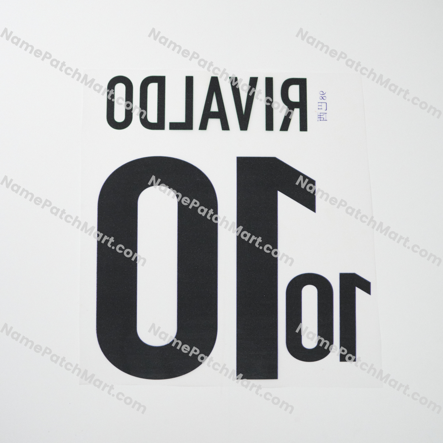 Rivaldo #10 - Brazil 1998 Home  | Name Number Set - NamePatchMart.COM