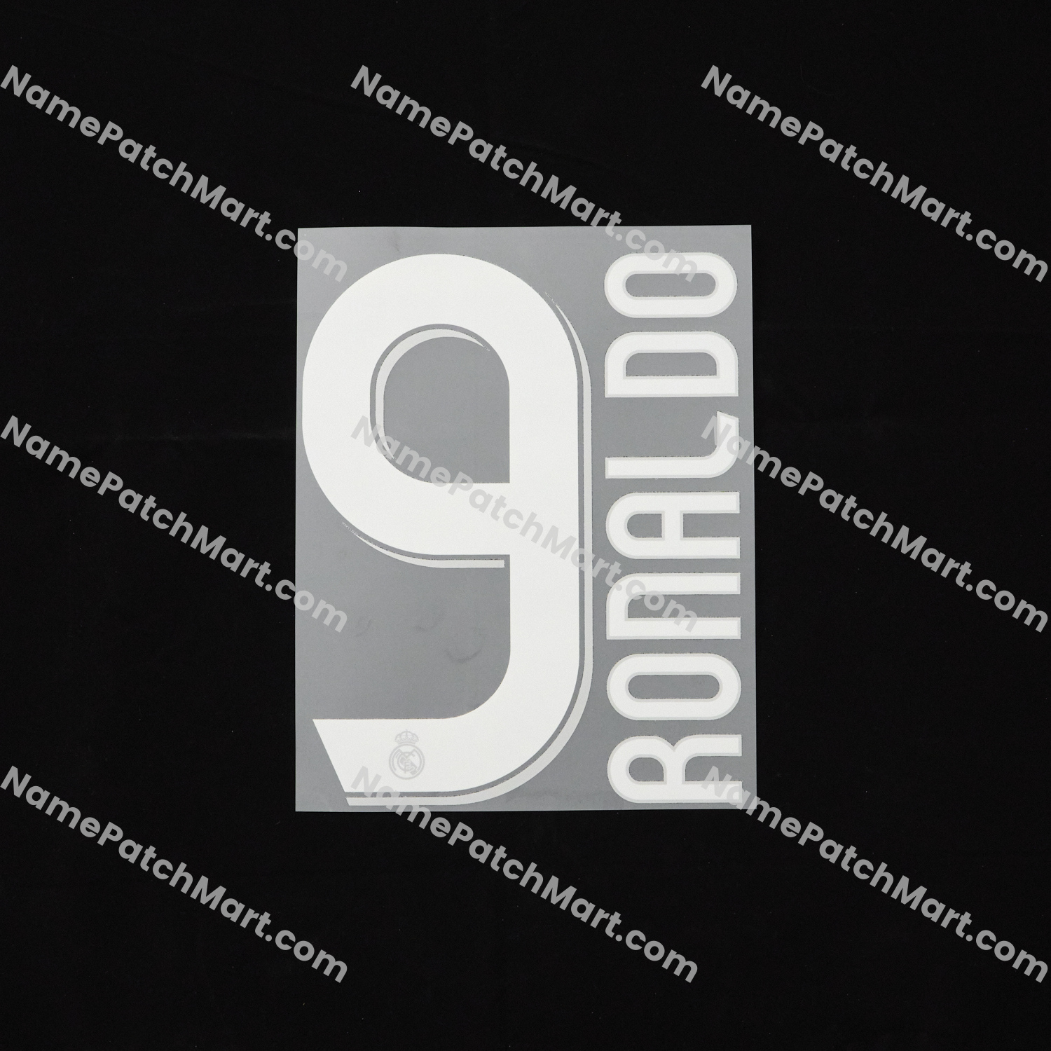 Ronaldo #9 - Real Madrid 2006-07 Away  | Name Number Set - NamePatchMart.COM