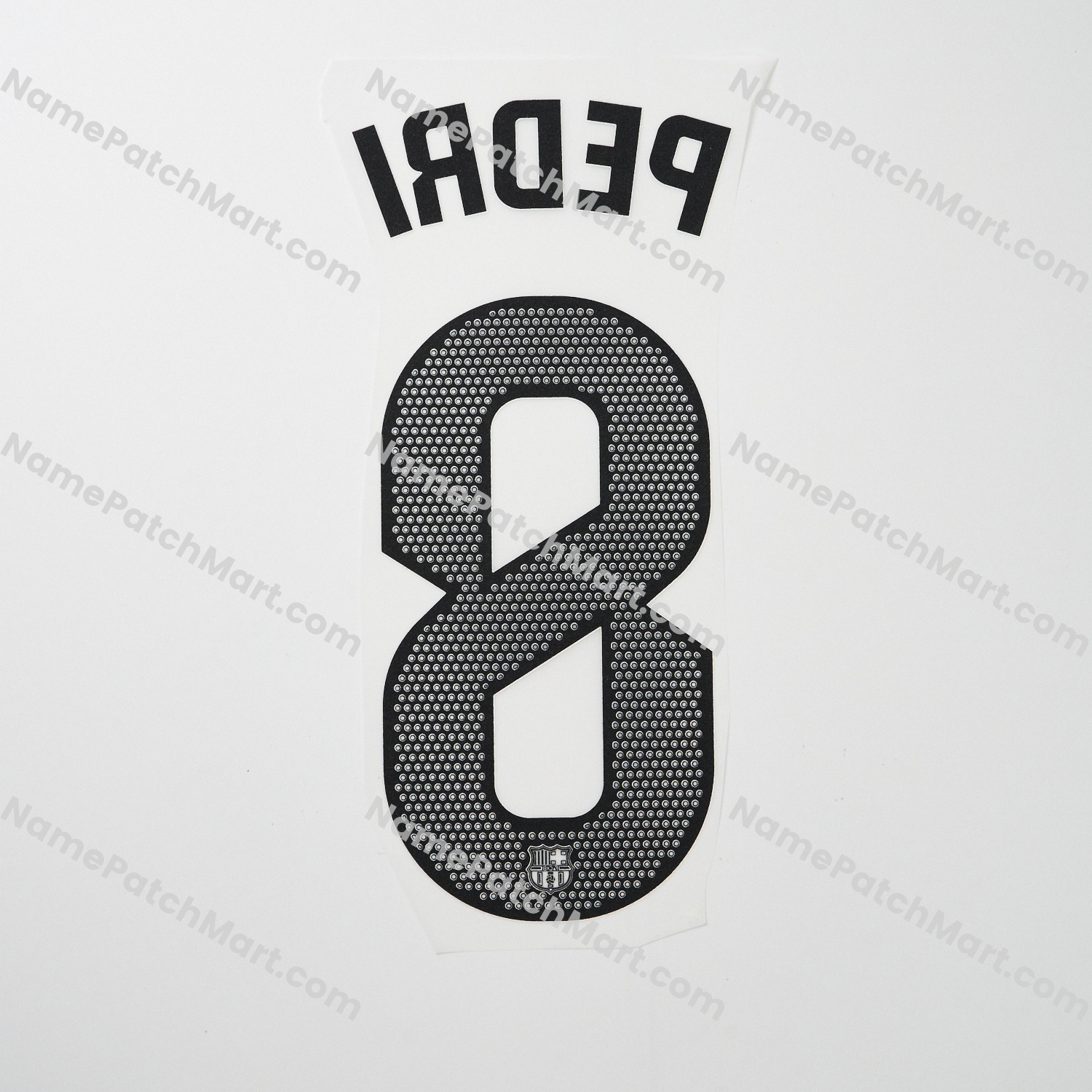 Pedri #8 (La Liga) - Barcelona 25-26 Away  | Name Number Set - NamePatchMart.COM