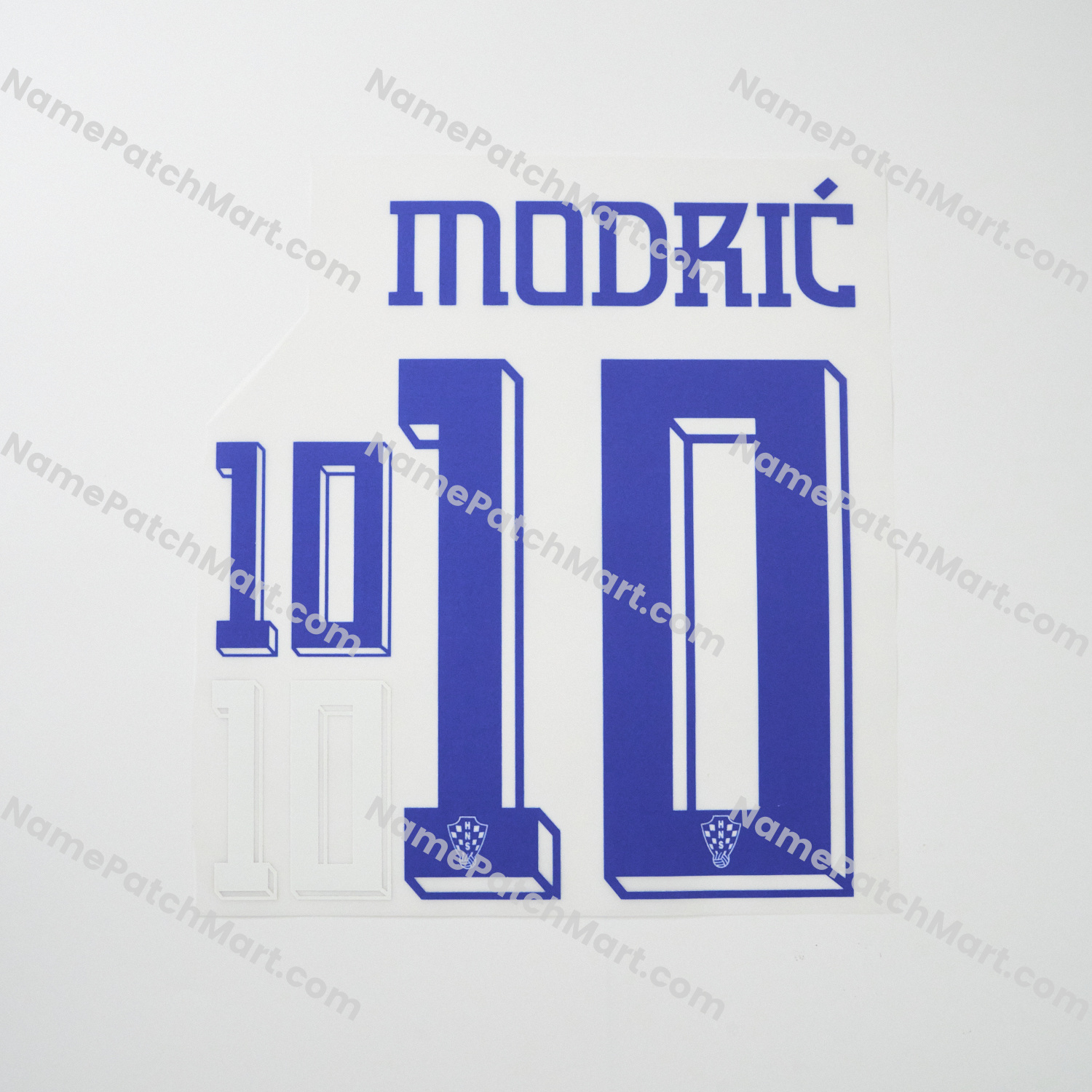 Modrić #10 - Croatia 2024 Home  | Name Number Set - NamePatchMart.COM