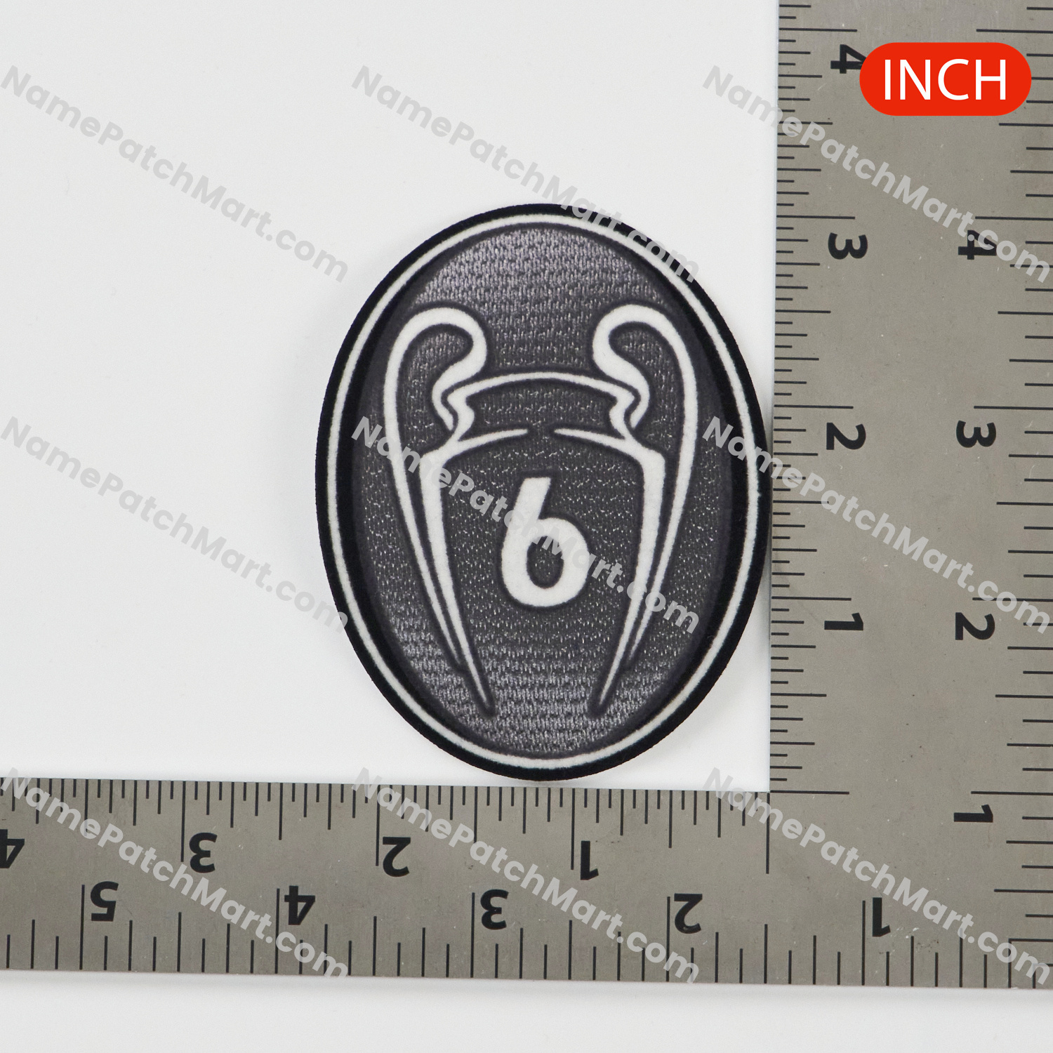 2013-21 Badge of Honour BOH 6 Winner Trophy Patch UEFA Champions League  | Name Number Set - NamePatchMart.COM